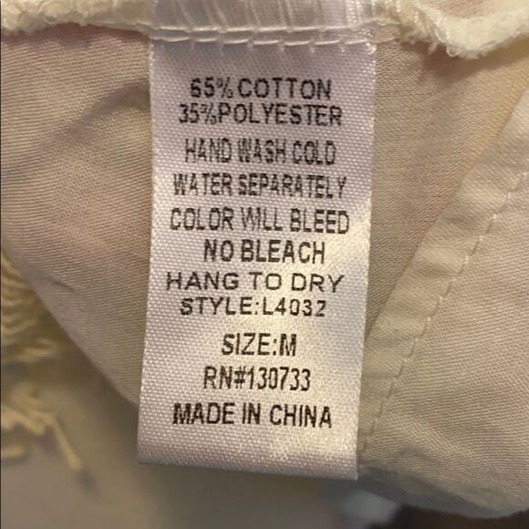 Cream Umgee Embroidered Blouse - Picture 7 of 8